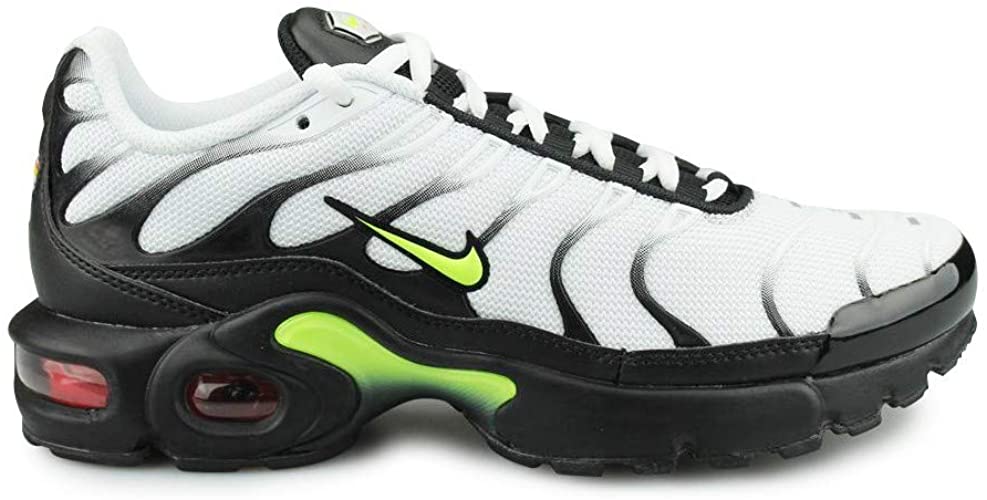 nike tns black and white junior