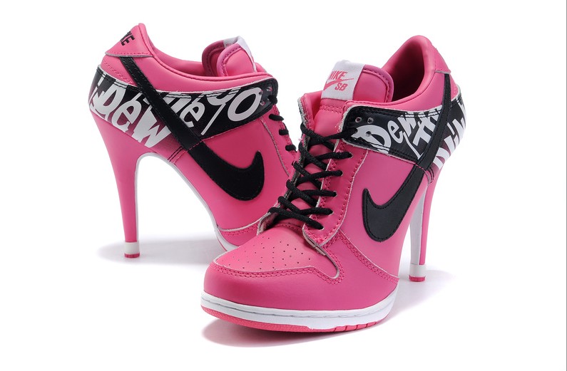 nike femme noir et rose